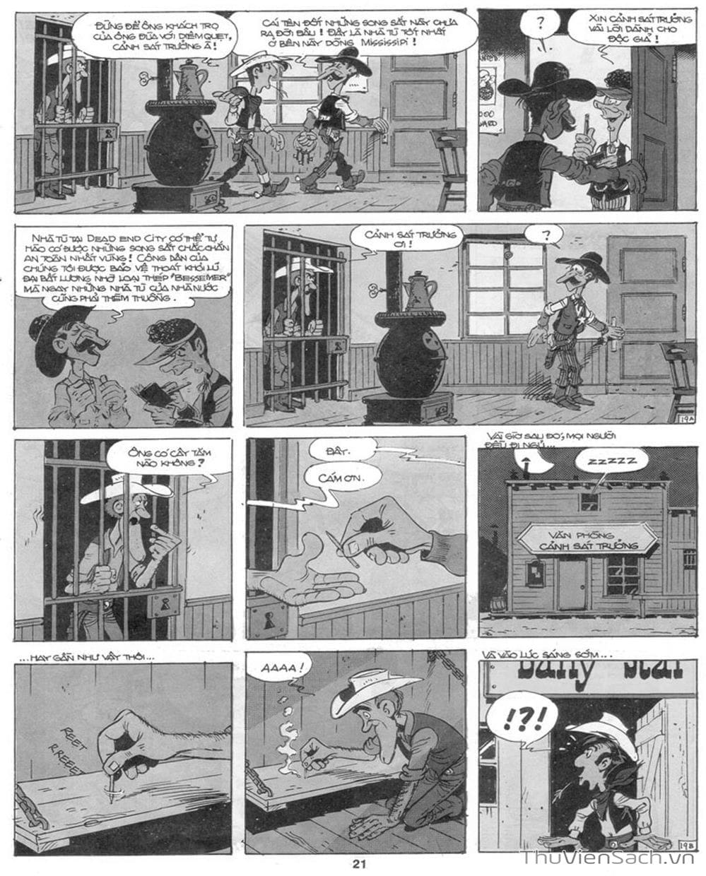 Truyện Tranh Cuộc Phiêu Lưu Kỳ Thú Của Lucky Luke trang 3