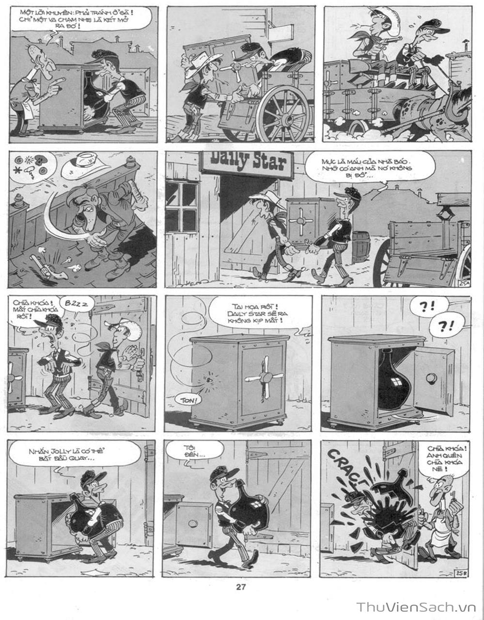 Truyện Tranh Cuộc Phiêu Lưu Kỳ Thú Của Lucky Luke trang 3