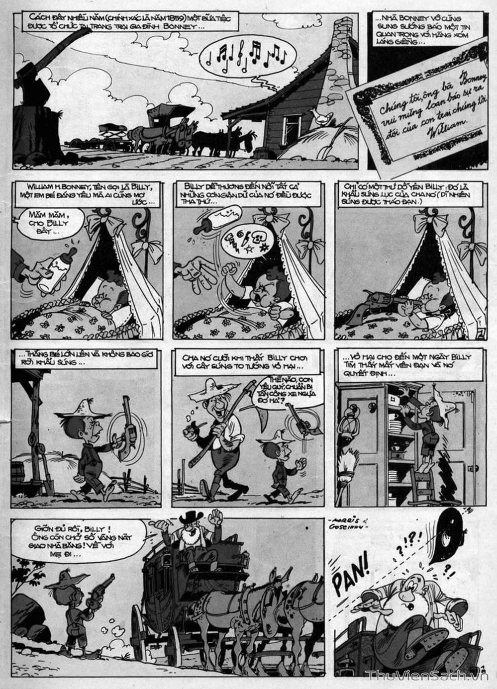 Truyện Tranh Cuộc Phiêu Lưu Kỳ Thú Của Lucky Luke trang 3