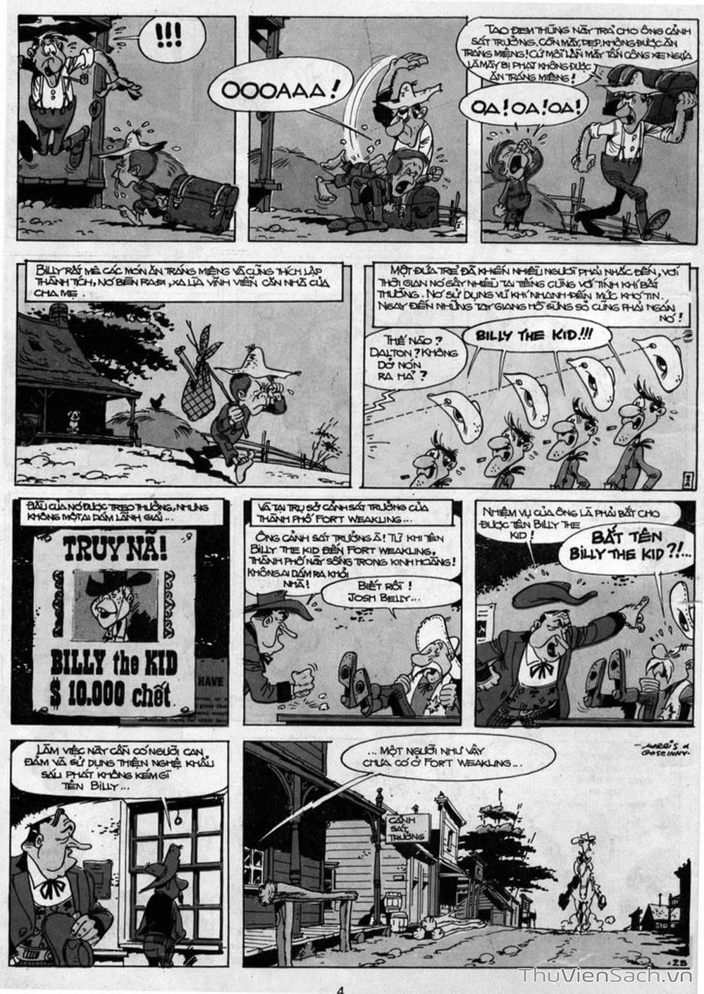 Truyện Tranh Cuộc Phiêu Lưu Kỳ Thú Của Lucky Luke trang 3
