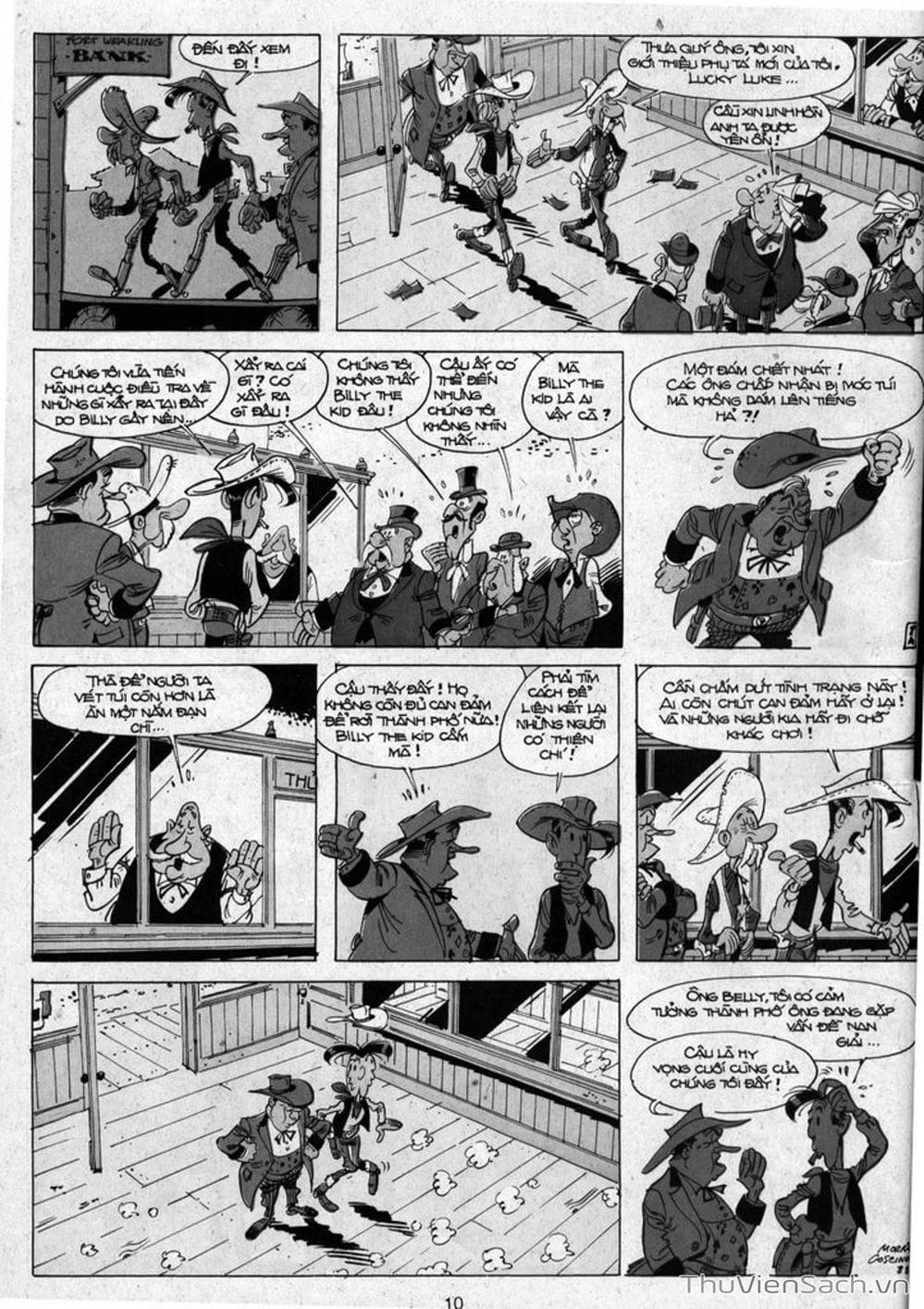 Truyện Tranh Cuộc Phiêu Lưu Kỳ Thú Của Lucky Luke trang 3