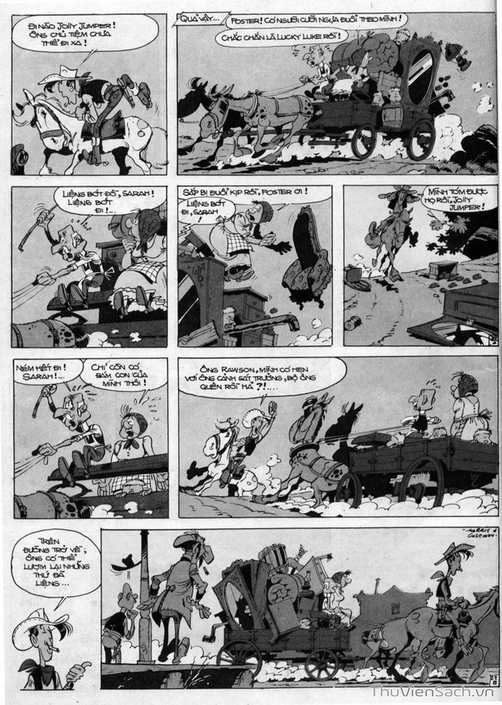 Truyện Tranh Cuộc Phiêu Lưu Kỳ Thú Của Lucky Luke trang 3