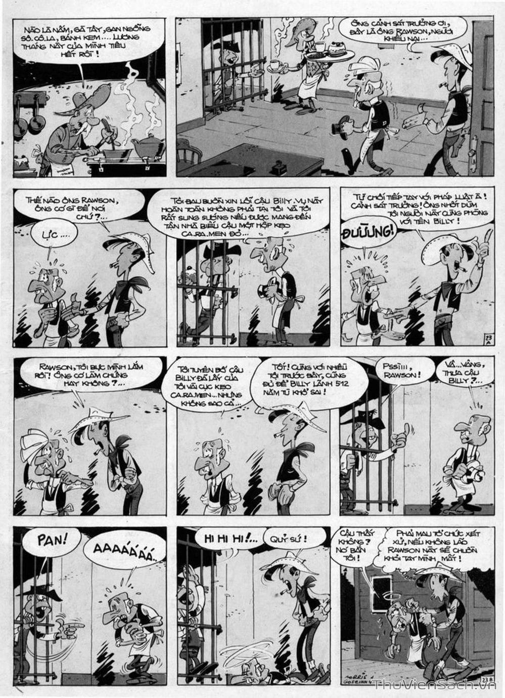 Truyện Tranh Cuộc Phiêu Lưu Kỳ Thú Của Lucky Luke trang 3