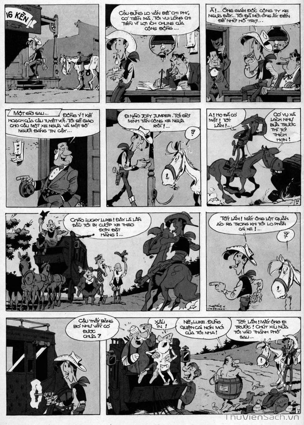 Truyện Tranh Cuộc Phiêu Lưu Kỳ Thú Của Lucky Luke trang 3