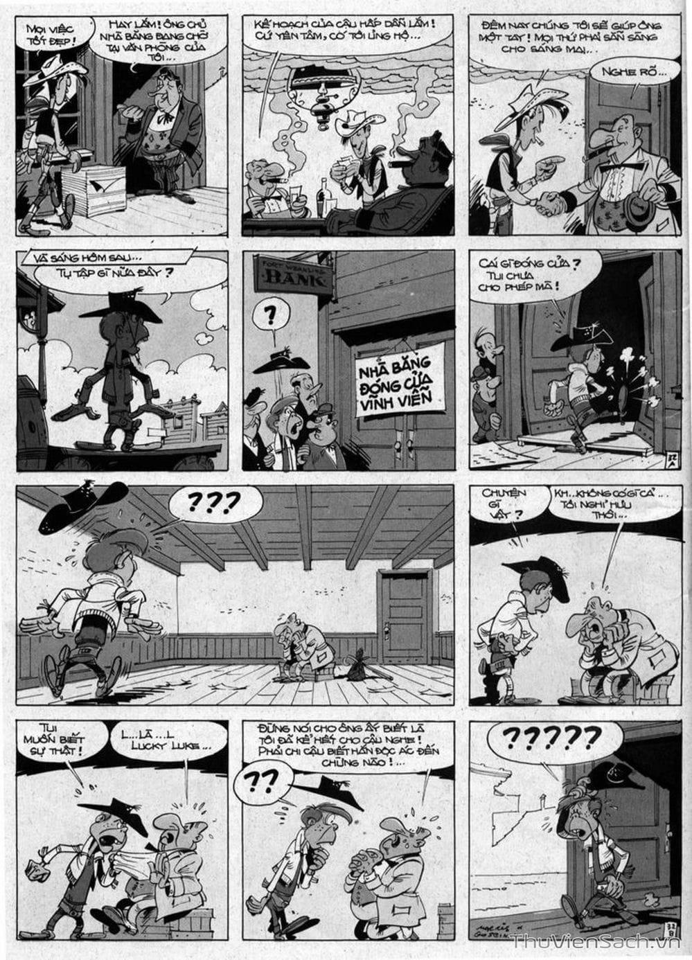 Truyện Tranh Cuộc Phiêu Lưu Kỳ Thú Của Lucky Luke trang 3