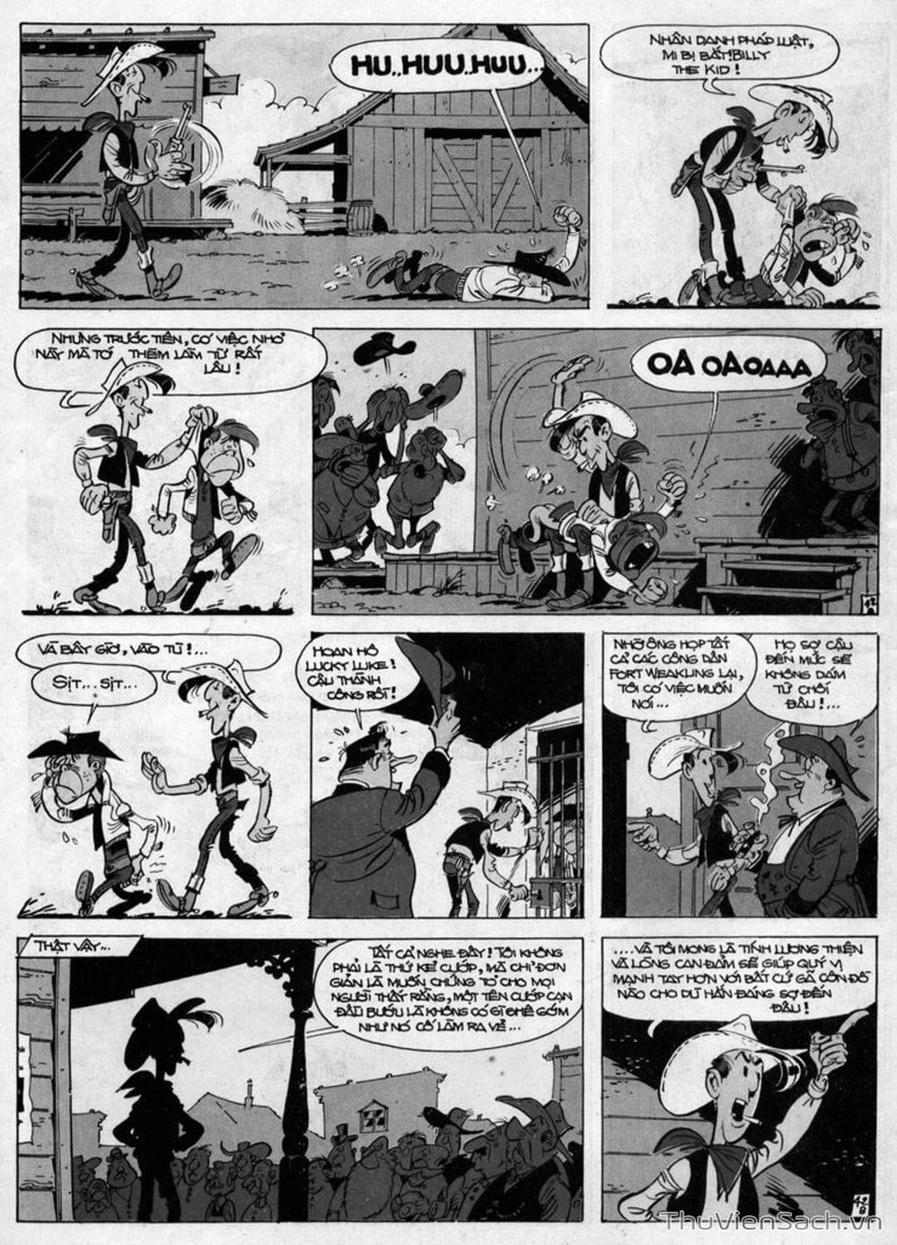 Truyện Tranh Cuộc Phiêu Lưu Kỳ Thú Của Lucky Luke trang 3