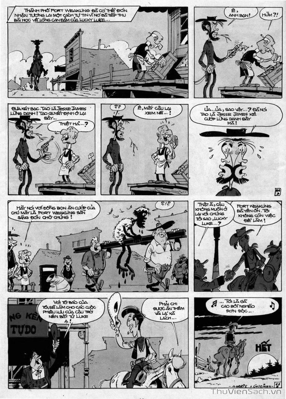 Truyện Tranh Cuộc Phiêu Lưu Kỳ Thú Của Lucky Luke trang 3