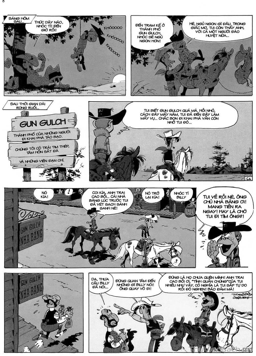 Truyện Tranh Cuộc Phiêu Lưu Kỳ Thú Của Lucky Luke trang 3