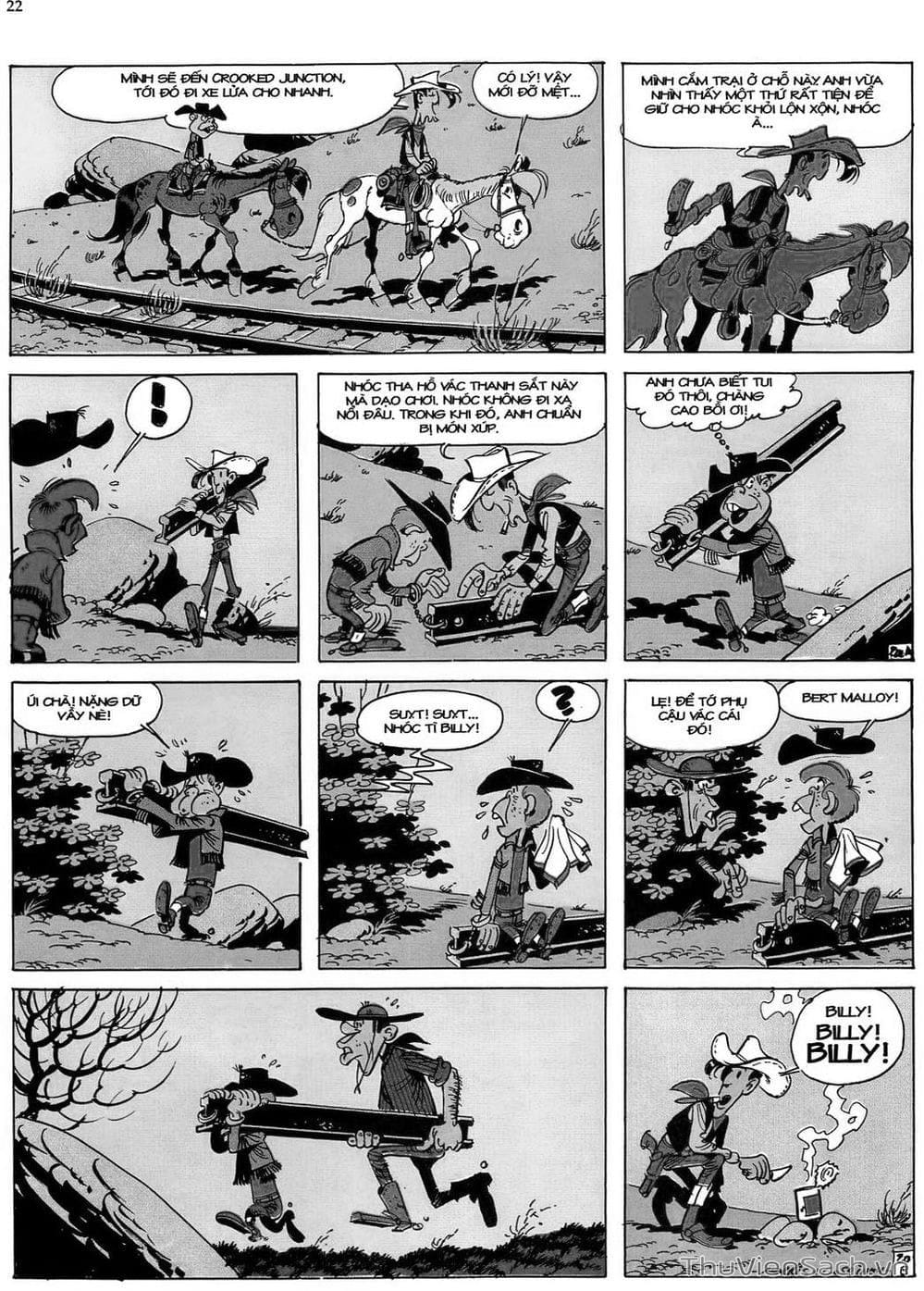 Truyện Tranh Cuộc Phiêu Lưu Kỳ Thú Của Lucky Luke trang 3