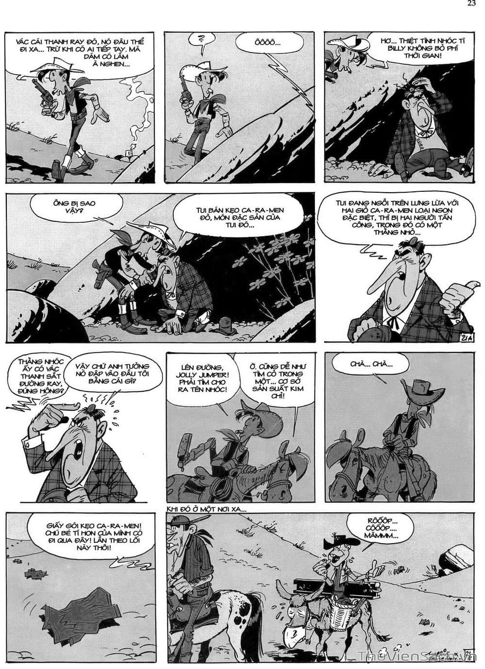 Truyện Tranh Cuộc Phiêu Lưu Kỳ Thú Của Lucky Luke trang 3