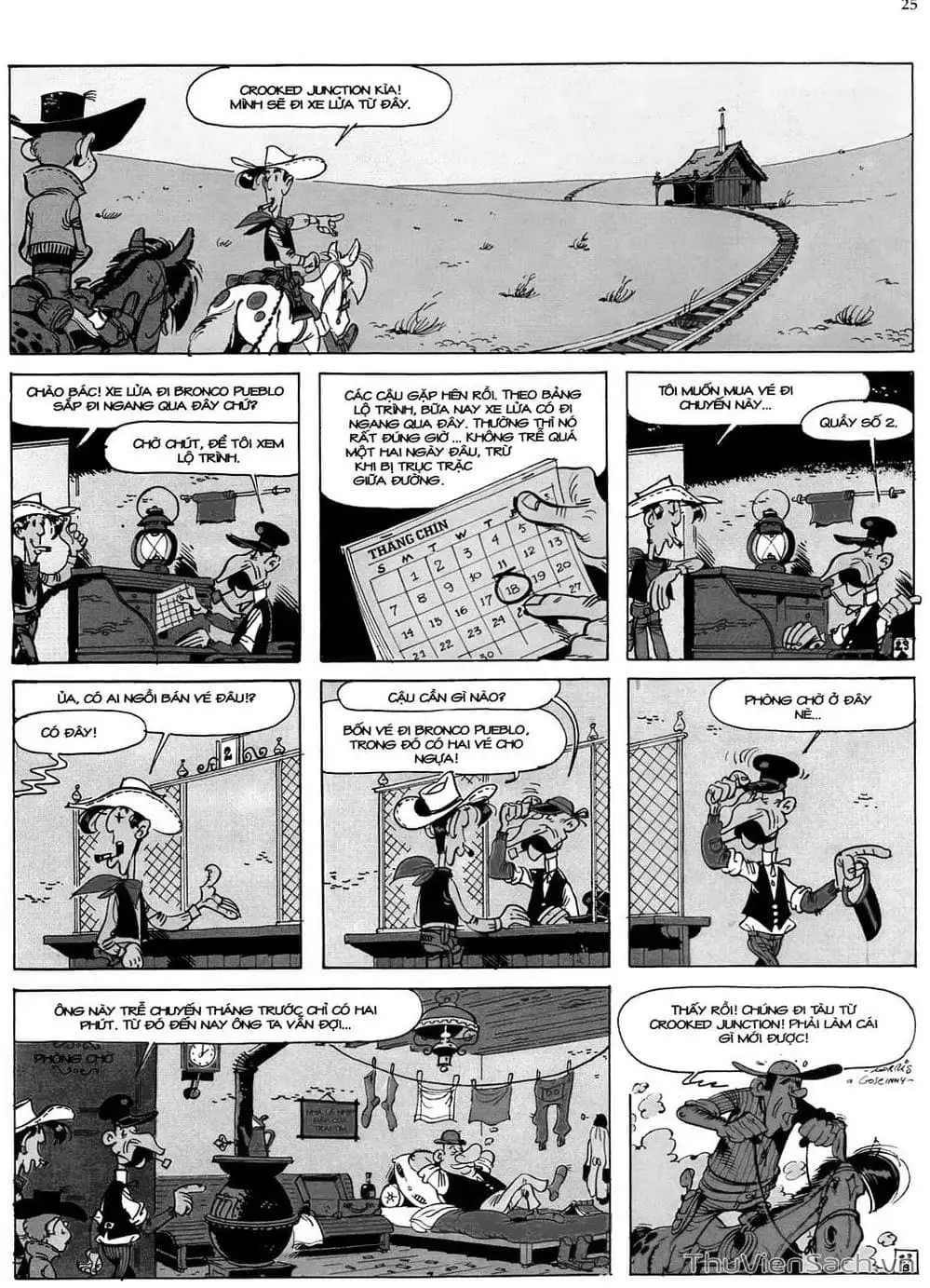 Truyện Tranh Cuộc Phiêu Lưu Kỳ Thú Của Lucky Luke trang 3