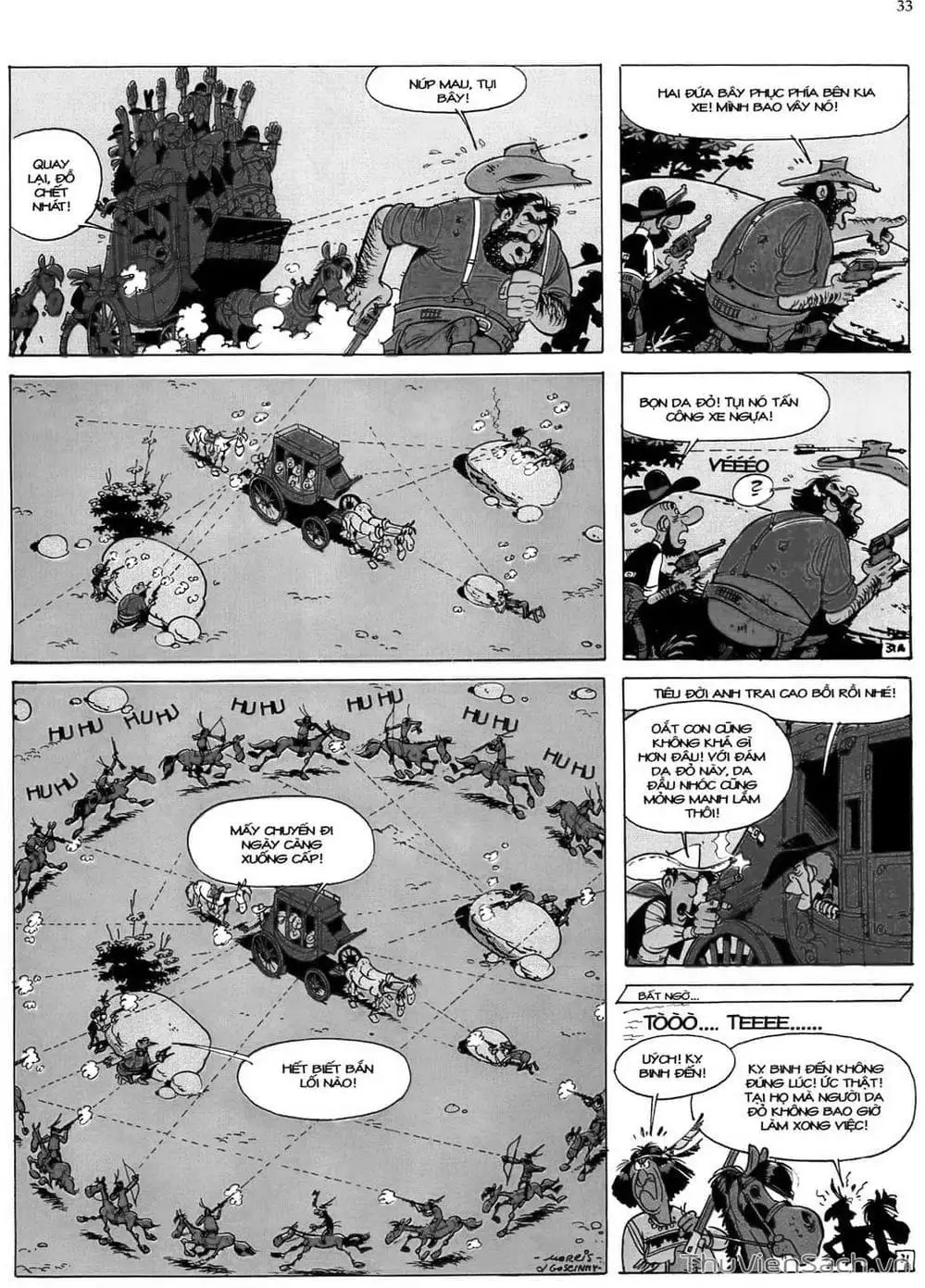 Truyện Tranh Cuộc Phiêu Lưu Kỳ Thú Của Lucky Luke trang 3