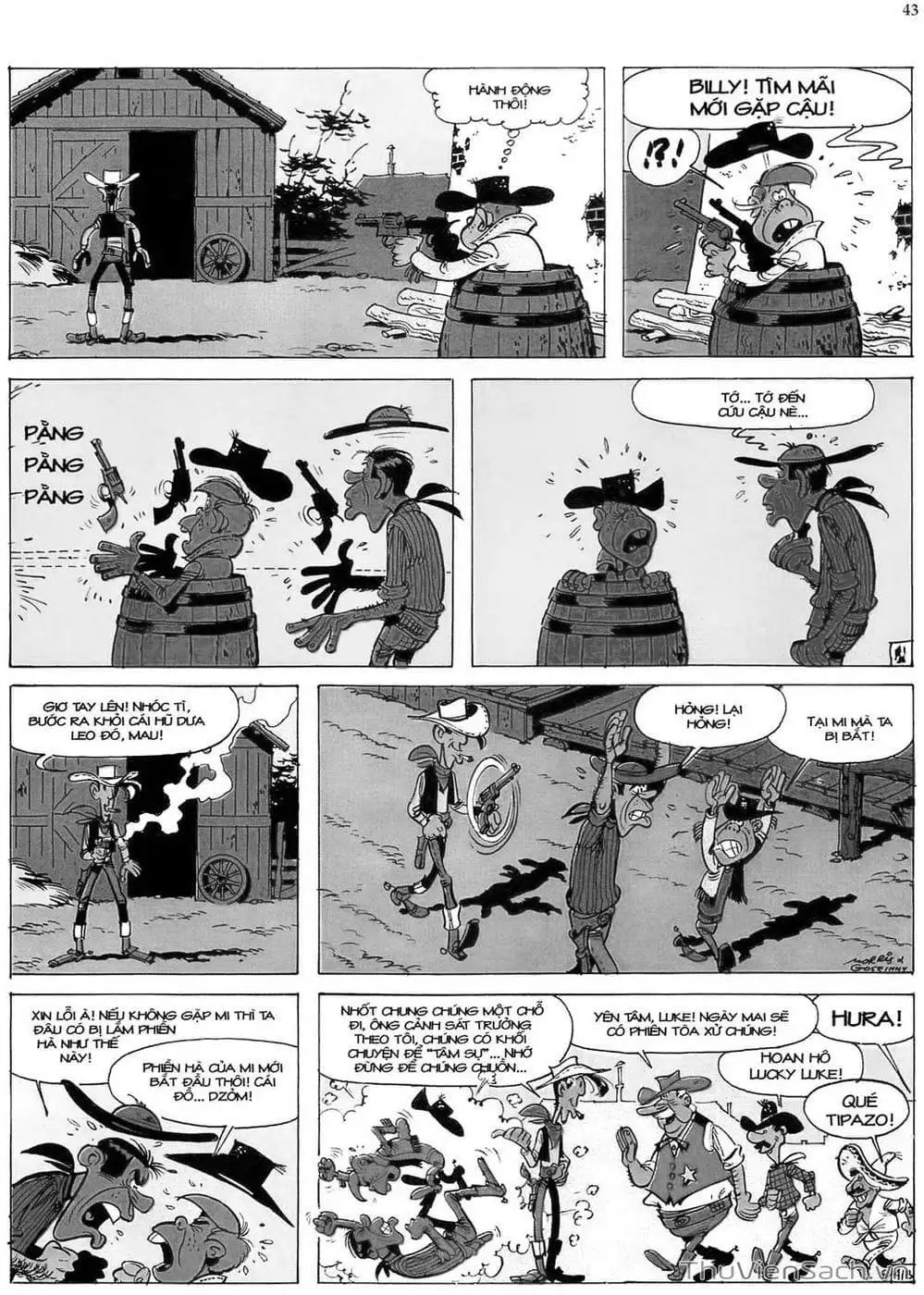 Truyện Tranh Cuộc Phiêu Lưu Kỳ Thú Của Lucky Luke trang 3
