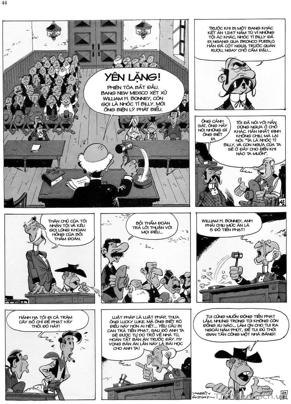 Truyện Tranh Cuộc Phiêu Lưu Kỳ Thú Của Lucky Luke trang 3