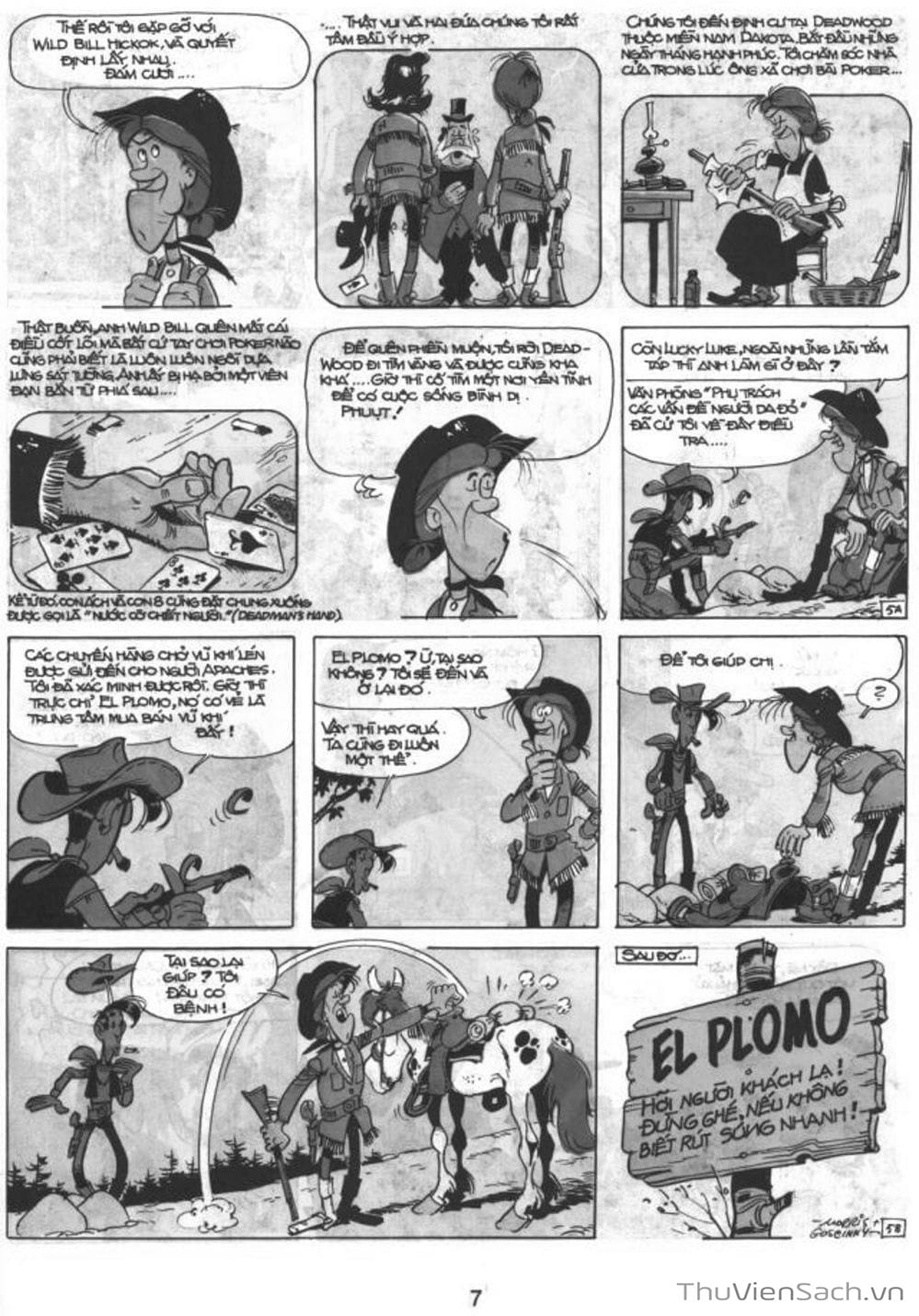 Truyện Tranh Cuộc Phiêu Lưu Kỳ Thú Của Lucky Luke trang 3