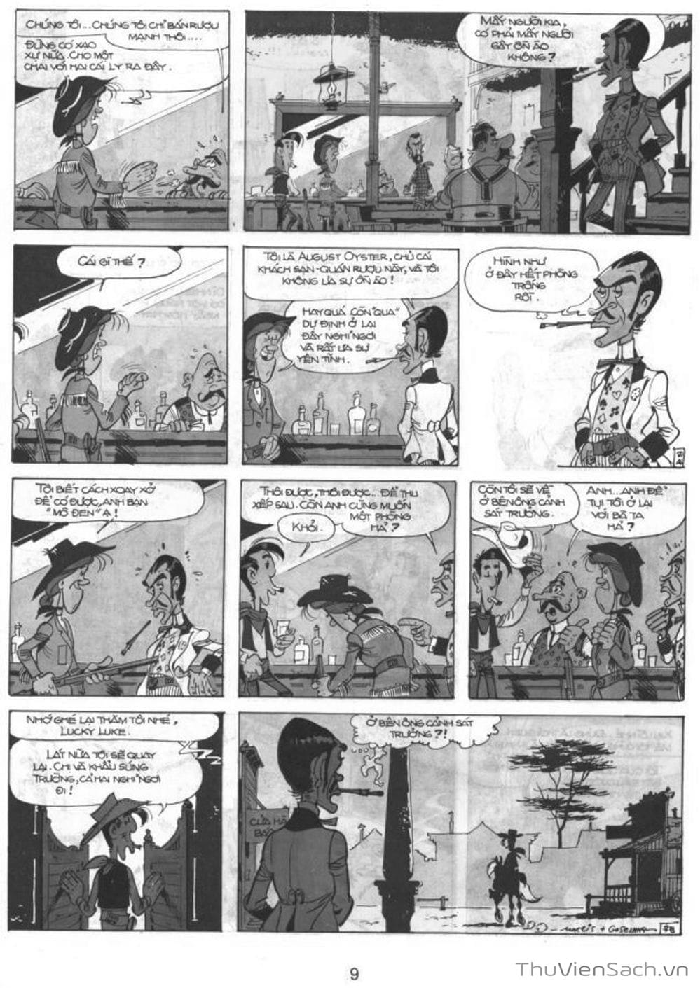 Truyện Tranh Cuộc Phiêu Lưu Kỳ Thú Của Lucky Luke trang 3