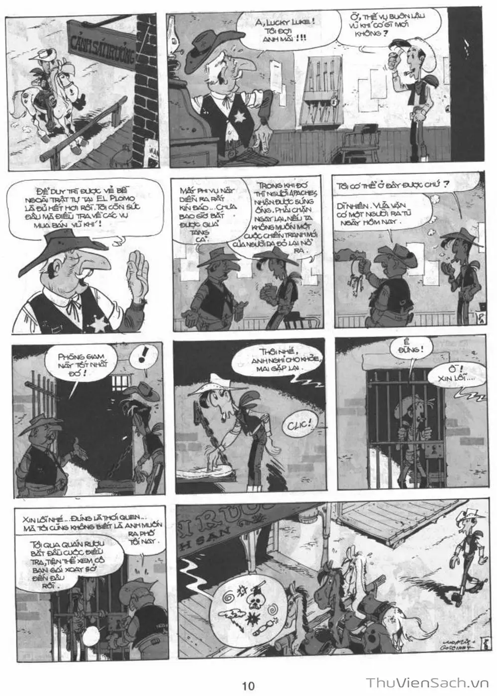 Truyện Tranh Cuộc Phiêu Lưu Kỳ Thú Của Lucky Luke trang 3