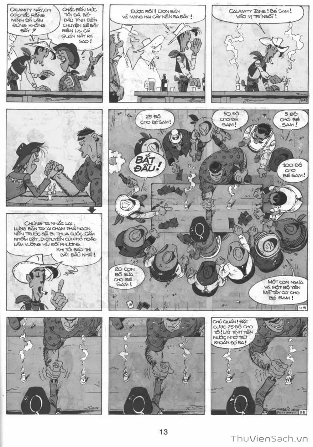 Truyện Tranh Cuộc Phiêu Lưu Kỳ Thú Của Lucky Luke trang 3