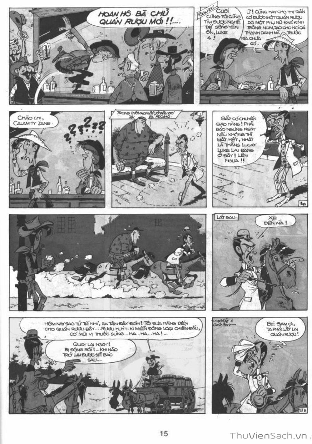 Truyện Tranh Cuộc Phiêu Lưu Kỳ Thú Của Lucky Luke trang 3