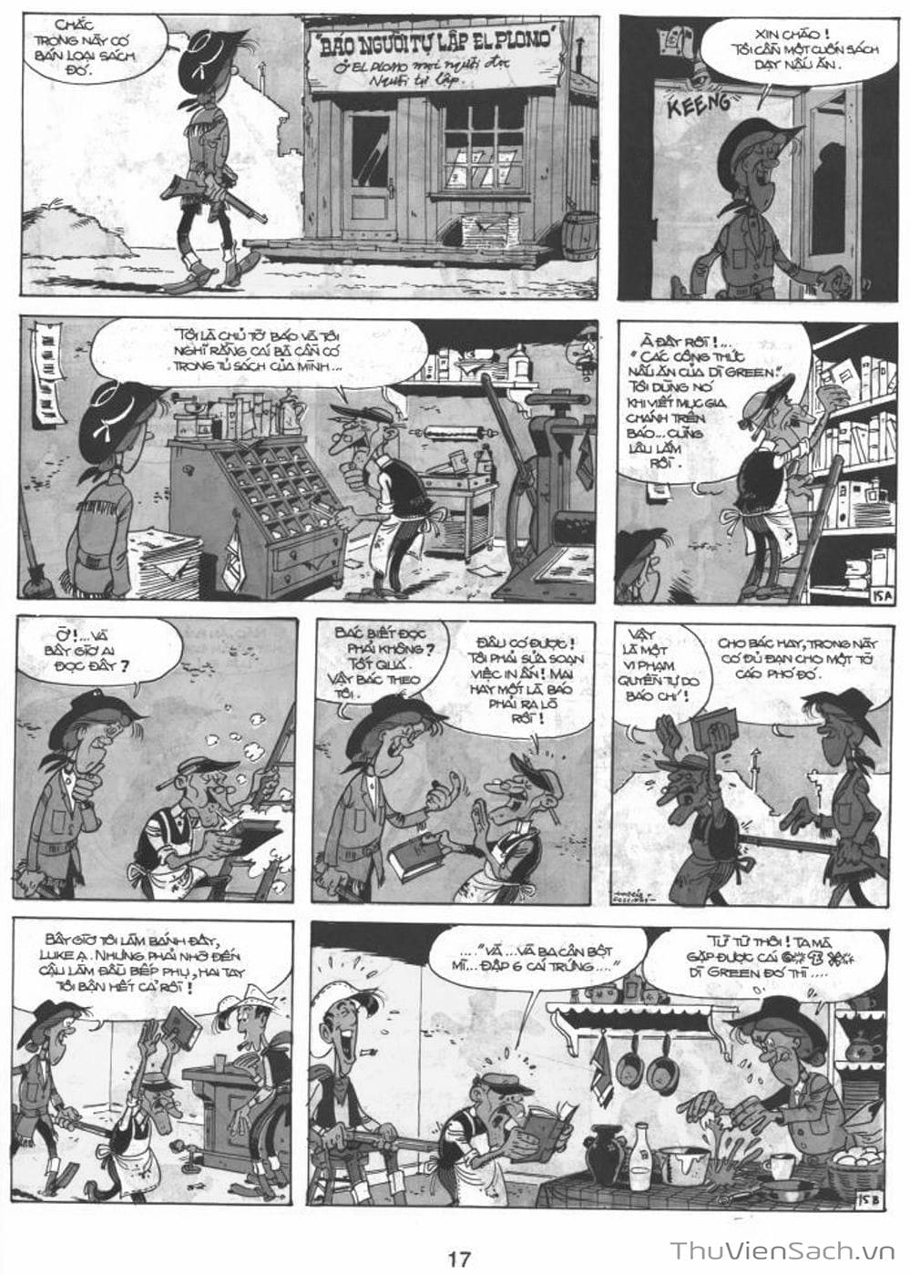 Truyện Tranh Cuộc Phiêu Lưu Kỳ Thú Của Lucky Luke trang 3
