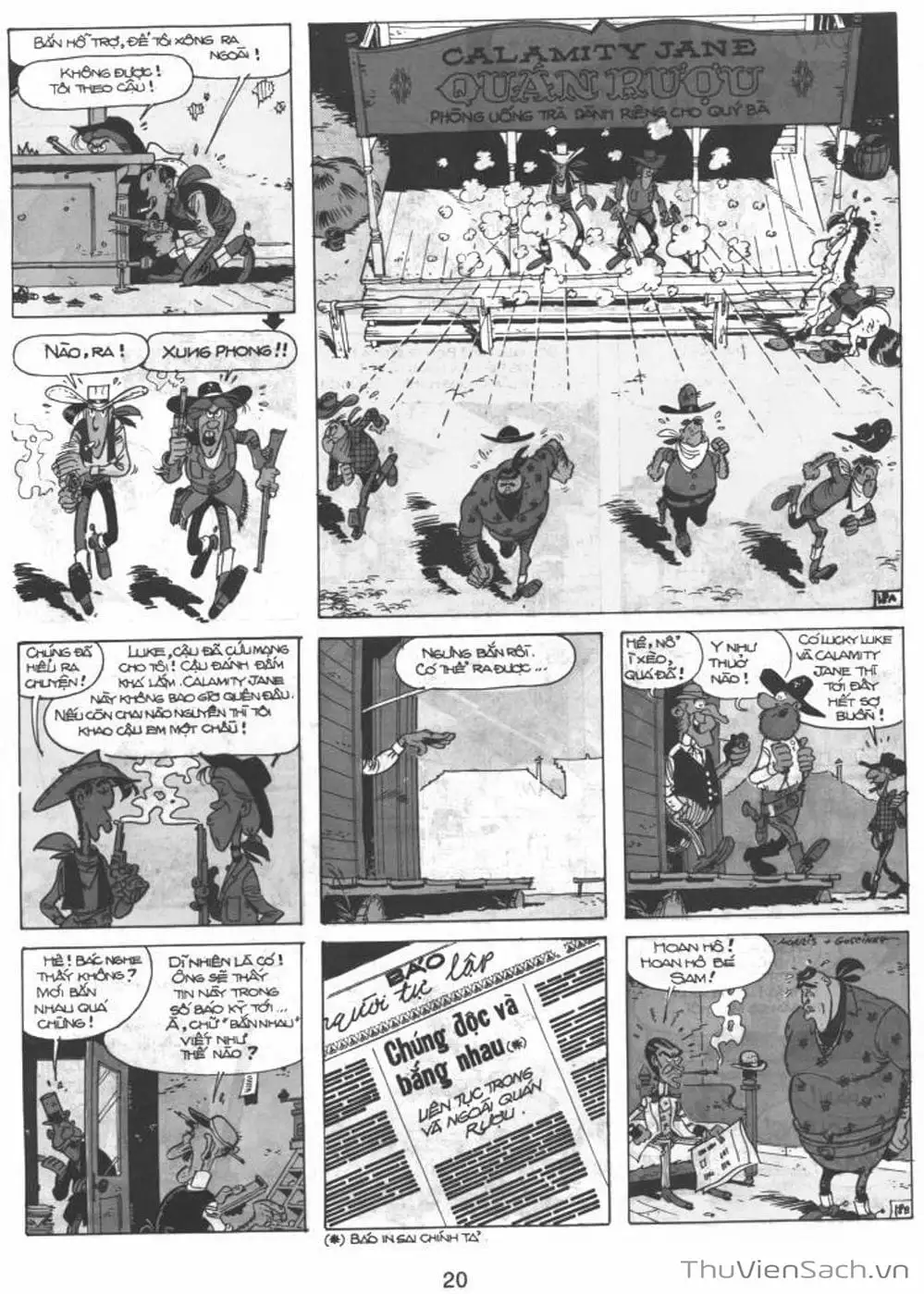 Truyện Tranh Cuộc Phiêu Lưu Kỳ Thú Của Lucky Luke trang 3