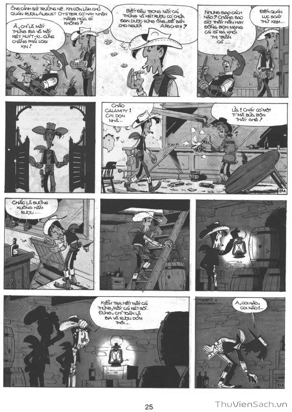 Truyện Tranh Cuộc Phiêu Lưu Kỳ Thú Của Lucky Luke trang 3