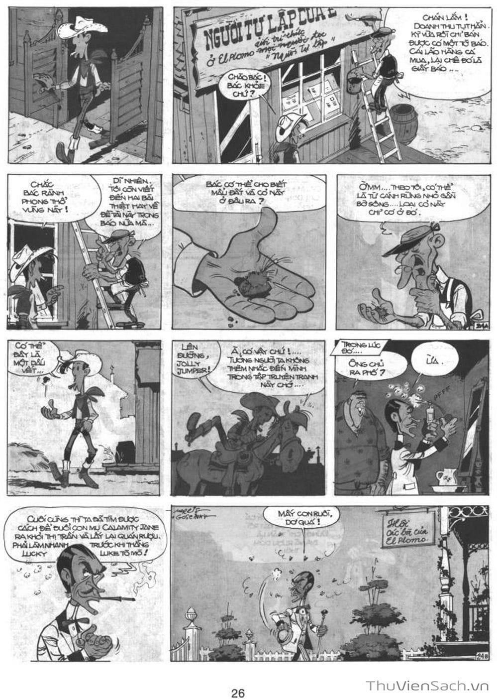 Truyện Tranh Cuộc Phiêu Lưu Kỳ Thú Của Lucky Luke trang 3