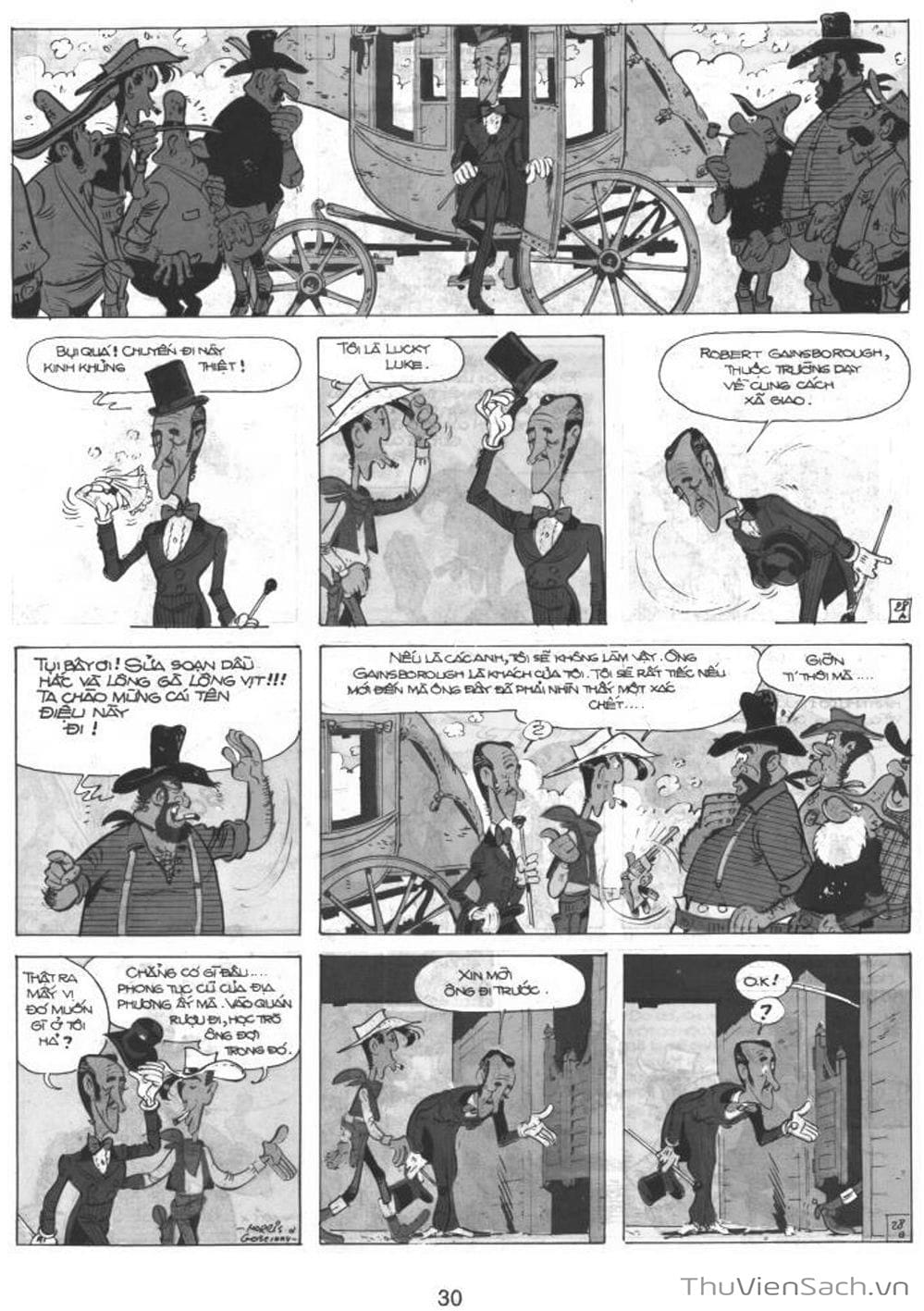 Truyện Tranh Cuộc Phiêu Lưu Kỳ Thú Của Lucky Luke trang 3