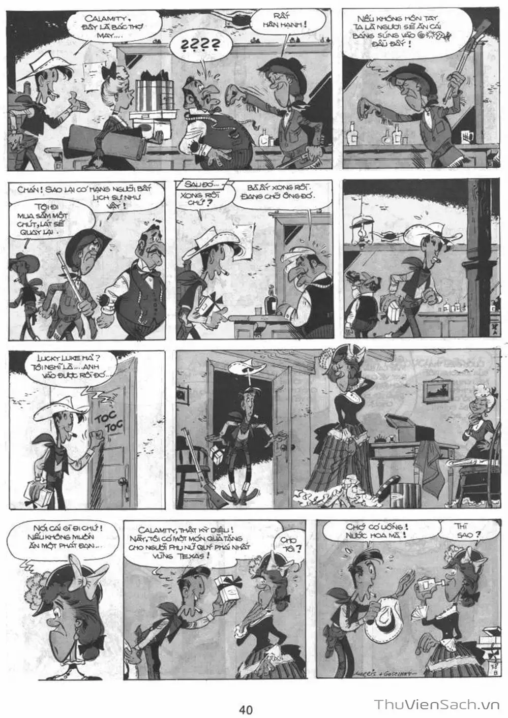 Truyện Tranh Cuộc Phiêu Lưu Kỳ Thú Của Lucky Luke trang 3