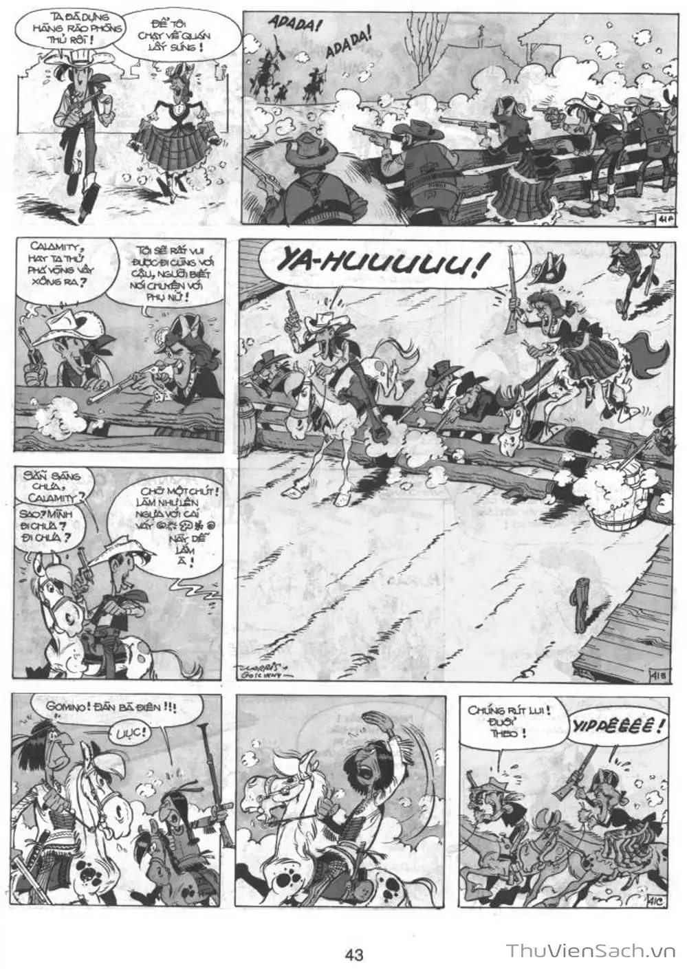 Truyện Tranh Cuộc Phiêu Lưu Kỳ Thú Của Lucky Luke trang 3