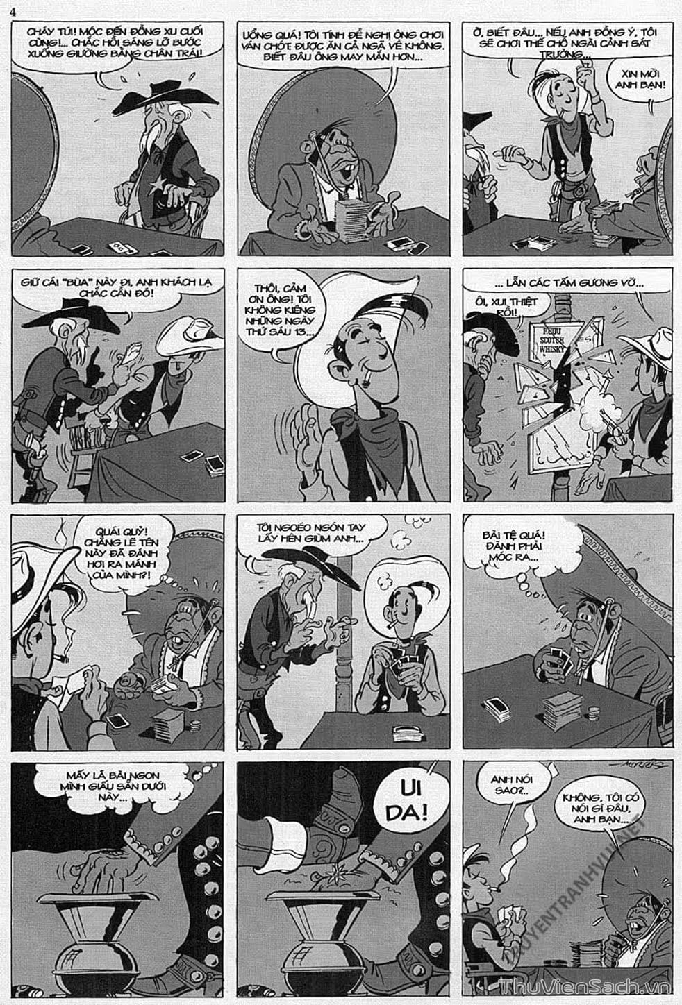 Truyện Tranh Cuộc Phiêu Lưu Kỳ Thú Của Lucky Luke trang 3