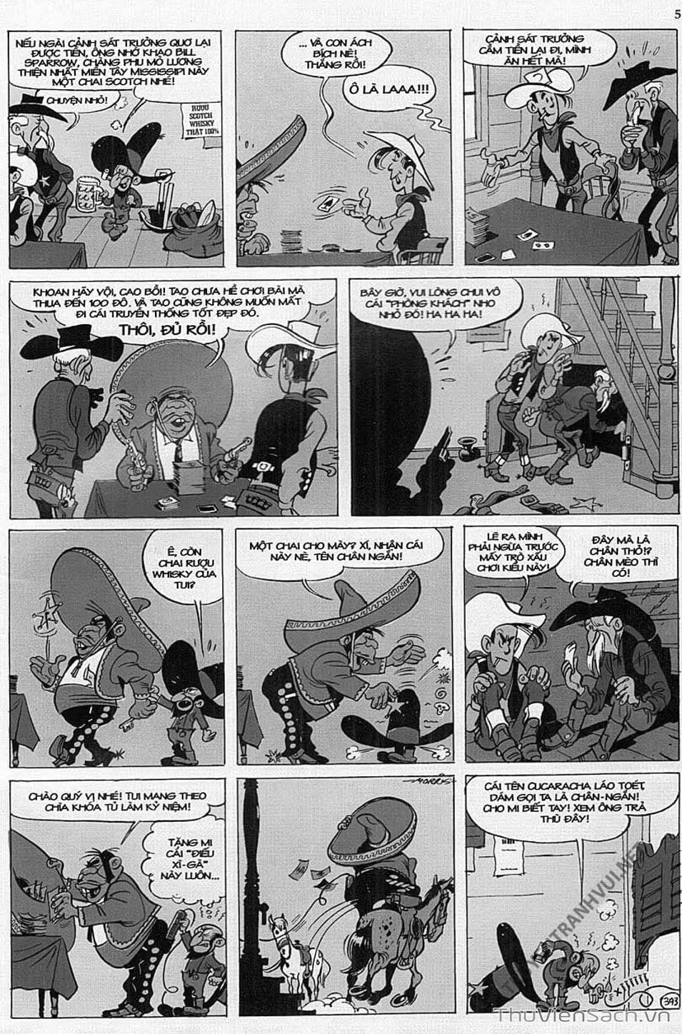 Truyện Tranh Cuộc Phiêu Lưu Kỳ Thú Của Lucky Luke trang 3
