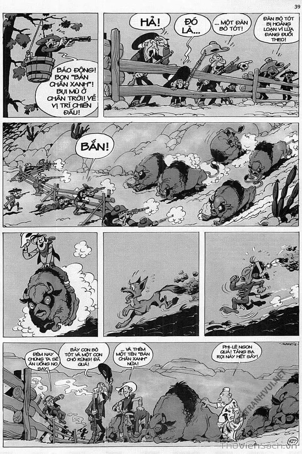 Truyện Tranh Cuộc Phiêu Lưu Kỳ Thú Của Lucky Luke trang 3