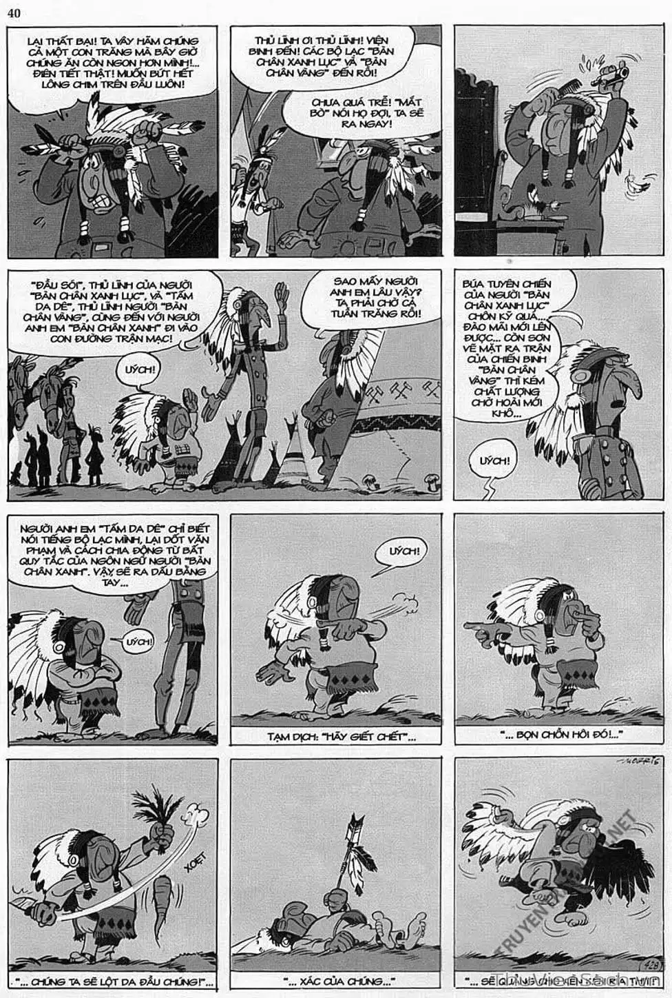 Truyện Tranh Cuộc Phiêu Lưu Kỳ Thú Của Lucky Luke trang 3