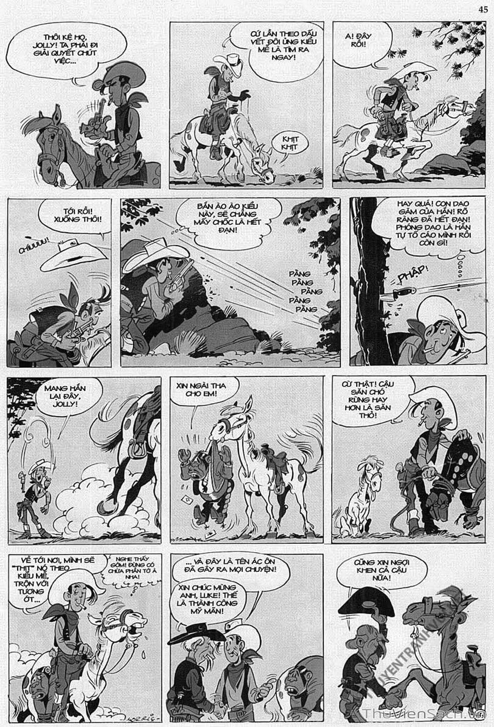 Truyện Tranh Cuộc Phiêu Lưu Kỳ Thú Của Lucky Luke trang 3