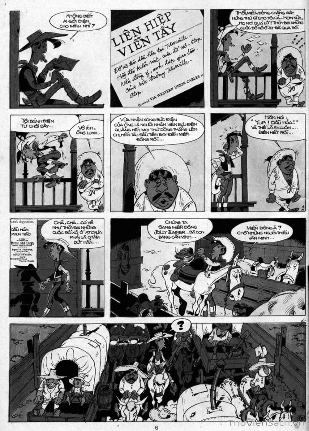Truyện Tranh Cuộc Phiêu Lưu Kỳ Thú Của Lucky Luke trang 3