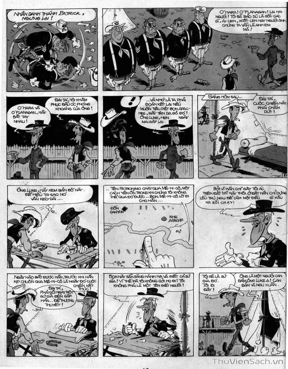 Truyện Tranh Cuộc Phiêu Lưu Kỳ Thú Của Lucky Luke trang 3