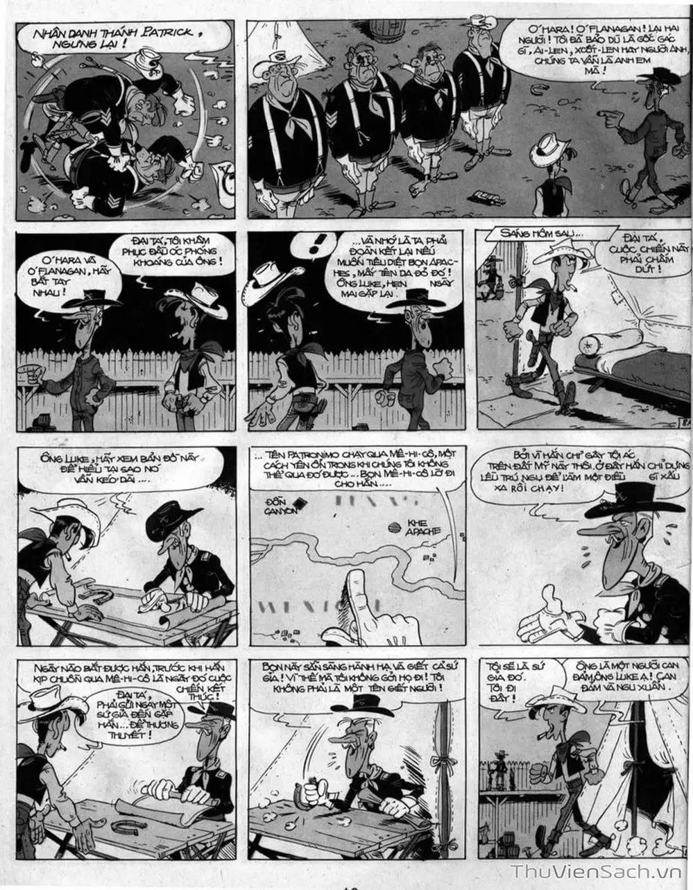 Truyện Tranh Cuộc Phiêu Lưu Kỳ Thú Của Lucky Luke trang 3