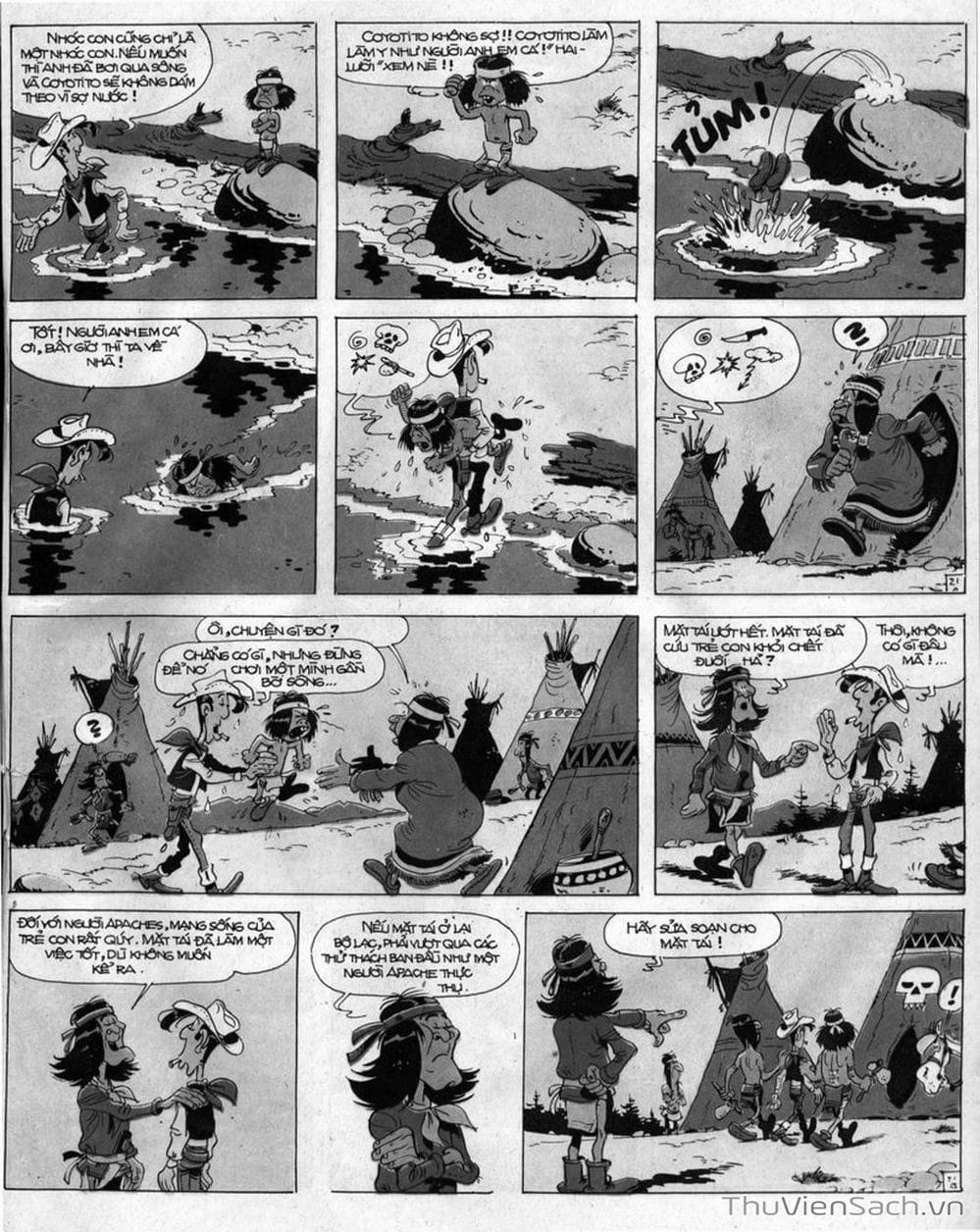 Truyện Tranh Cuộc Phiêu Lưu Kỳ Thú Của Lucky Luke trang 3