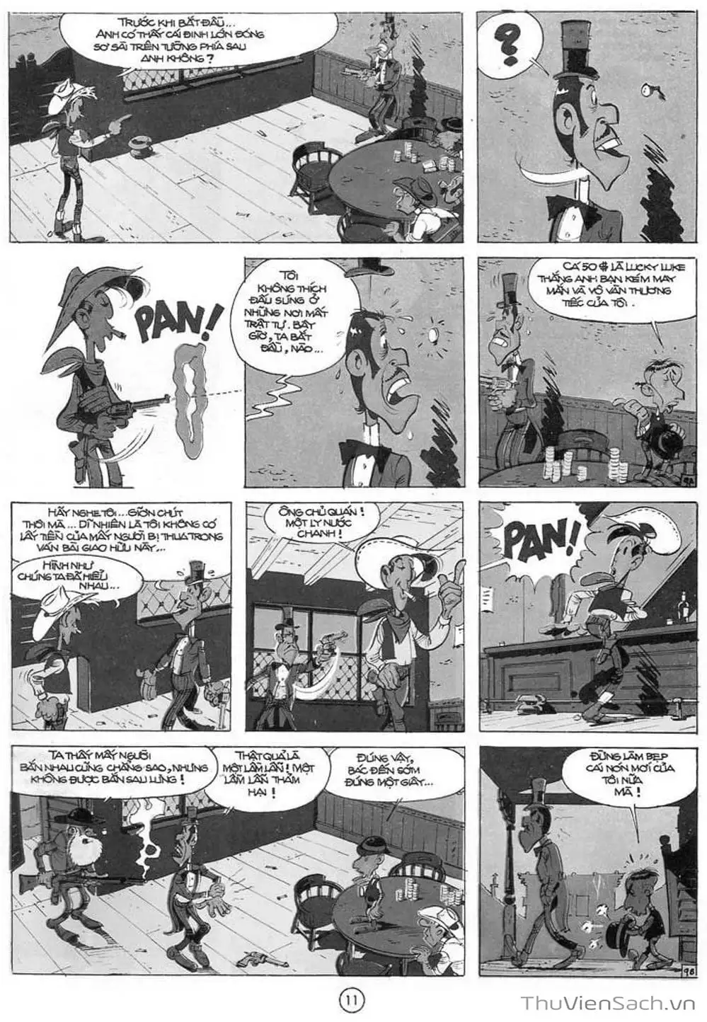 Truyện Tranh Cuộc Phiêu Lưu Kỳ Thú Của Lucky Luke trang 3