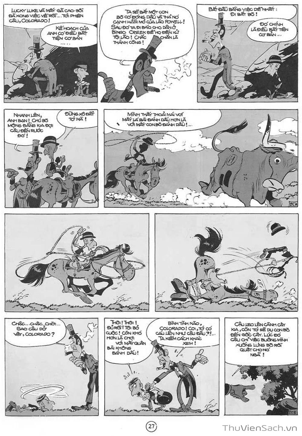 Truyện Tranh Cuộc Phiêu Lưu Kỳ Thú Của Lucky Luke trang 3