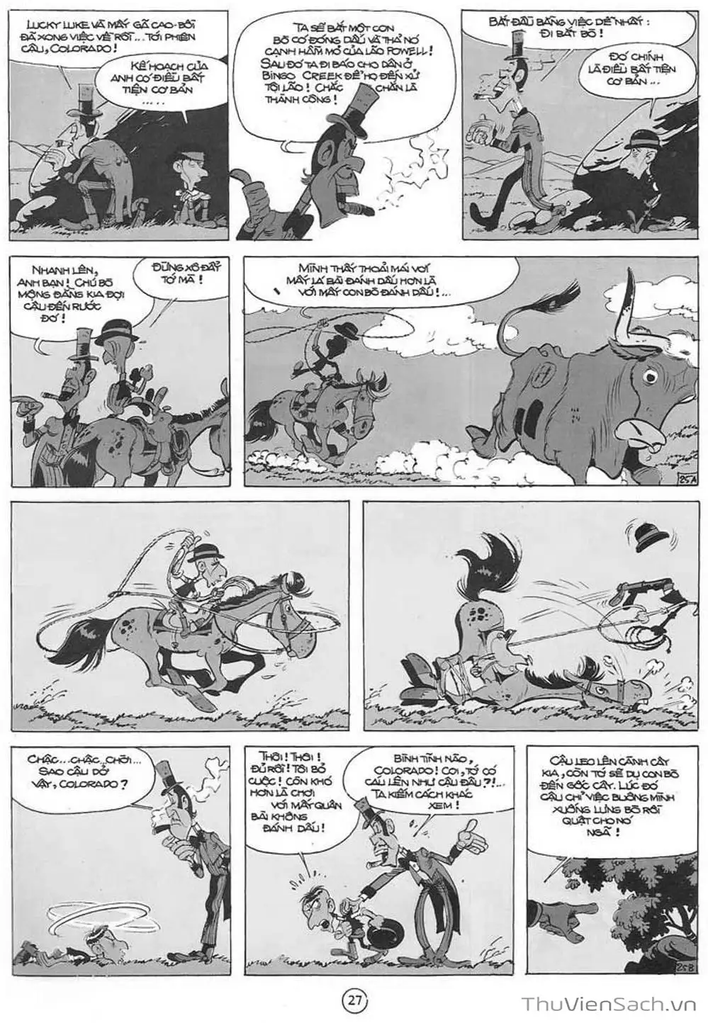 Truyện Tranh Cuộc Phiêu Lưu Kỳ Thú Của Lucky Luke trang 3
