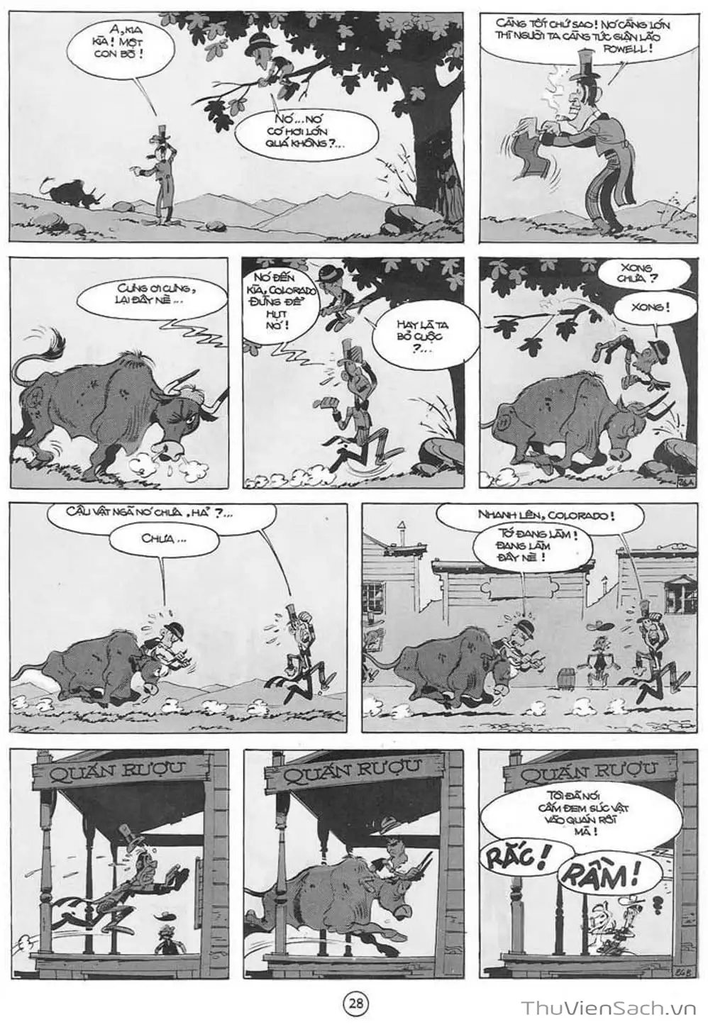 Truyện Tranh Cuộc Phiêu Lưu Kỳ Thú Của Lucky Luke trang 3