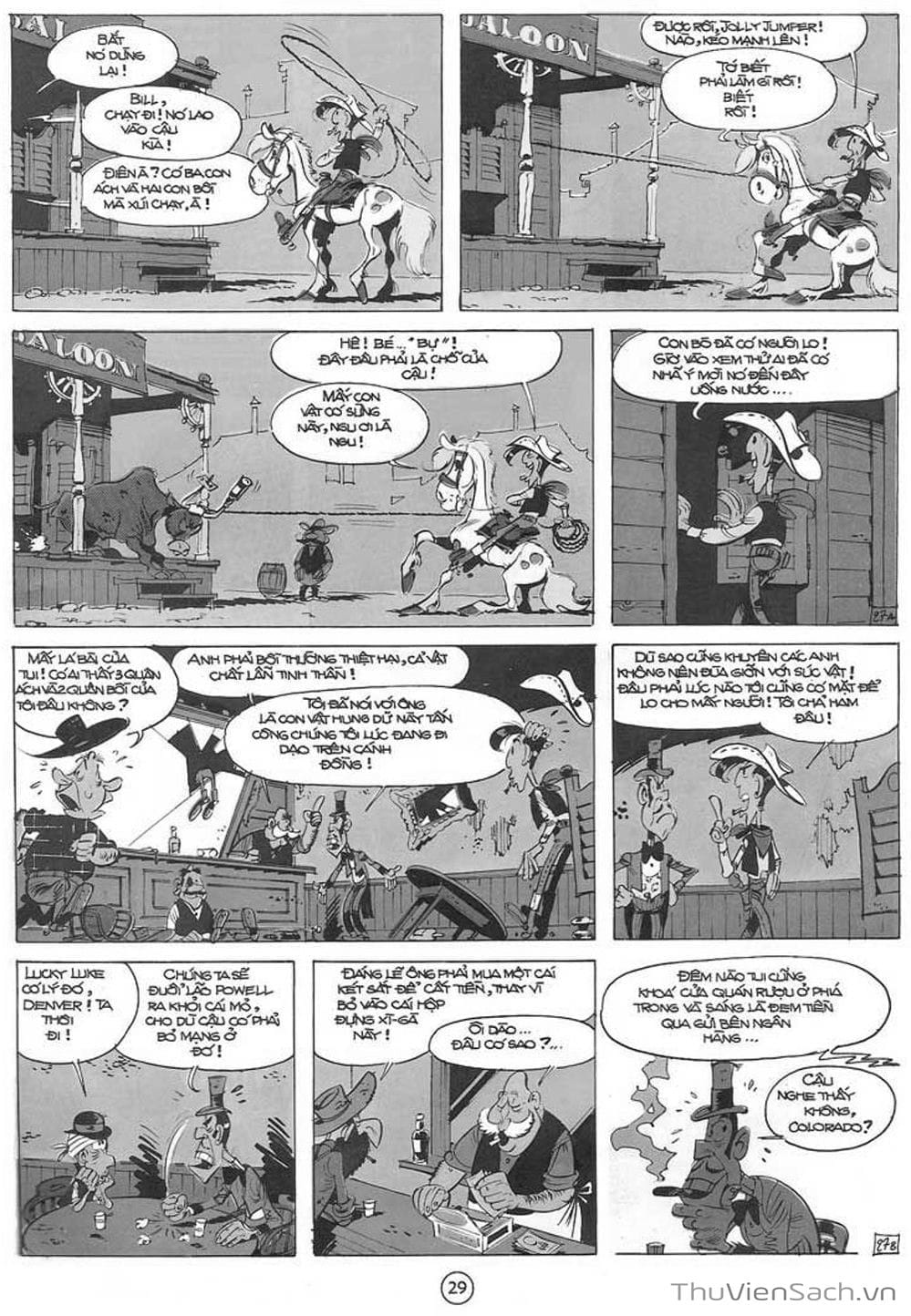 Truyện Tranh Cuộc Phiêu Lưu Kỳ Thú Của Lucky Luke trang 3