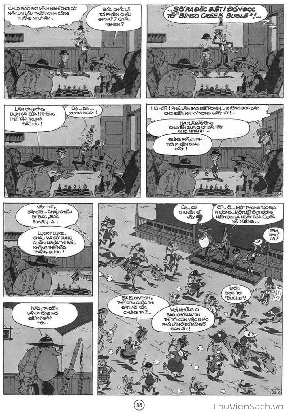 Truyện Tranh Cuộc Phiêu Lưu Kỳ Thú Của Lucky Luke trang 3