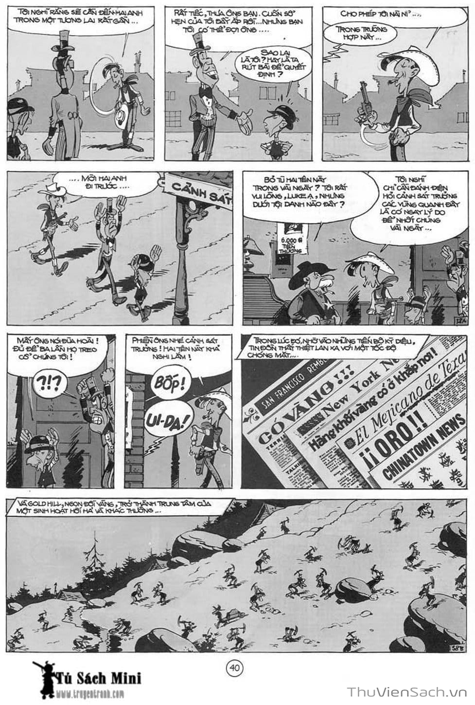 Truyện Tranh Cuộc Phiêu Lưu Kỳ Thú Của Lucky Luke trang 3