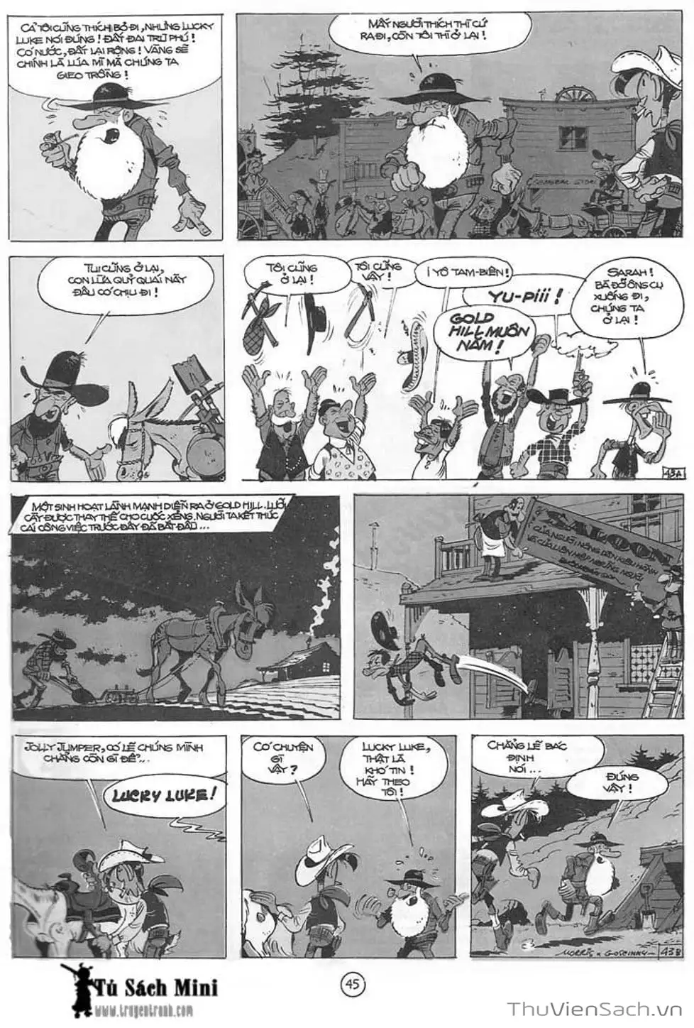 Truyện Tranh Cuộc Phiêu Lưu Kỳ Thú Của Lucky Luke trang 3