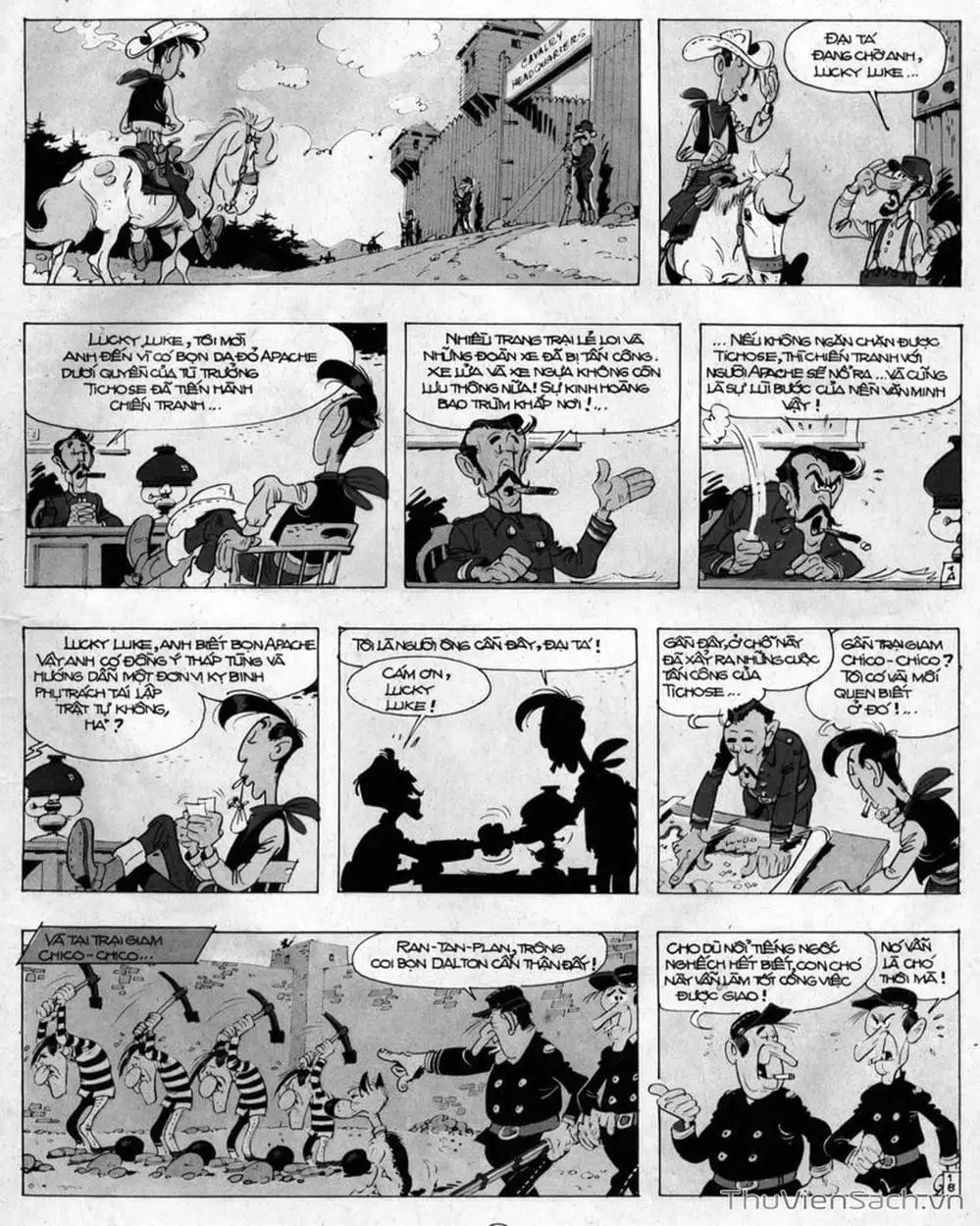 Truyện Tranh Cuộc Phiêu Lưu Kỳ Thú Của Lucky Luke trang 3