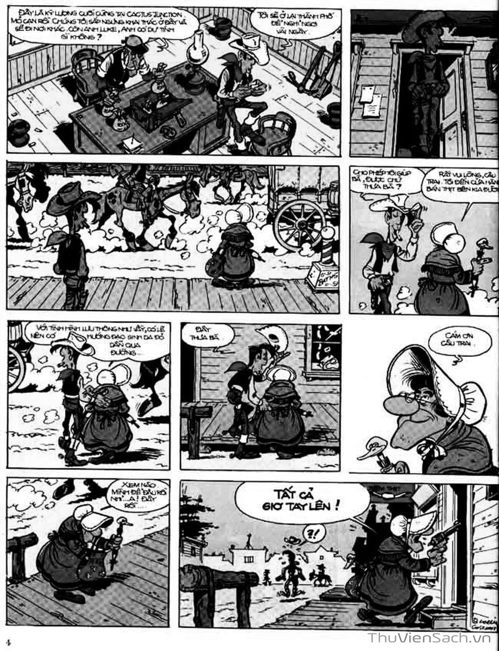 Truyện Tranh Cuộc Phiêu Lưu Kỳ Thú Của Lucky Luke trang 3