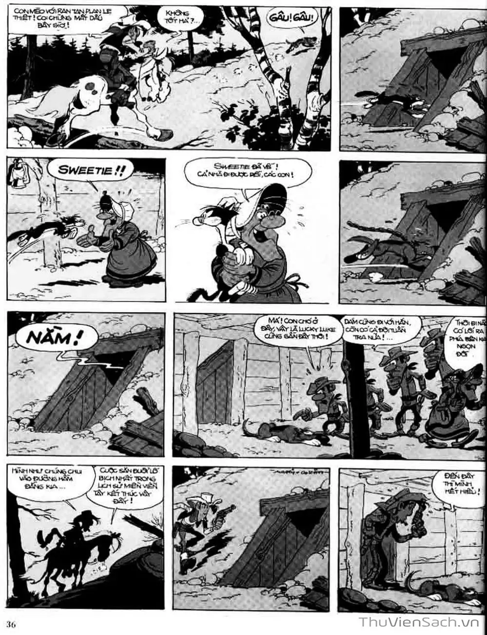Truyện Tranh Cuộc Phiêu Lưu Kỳ Thú Của Lucky Luke trang 3